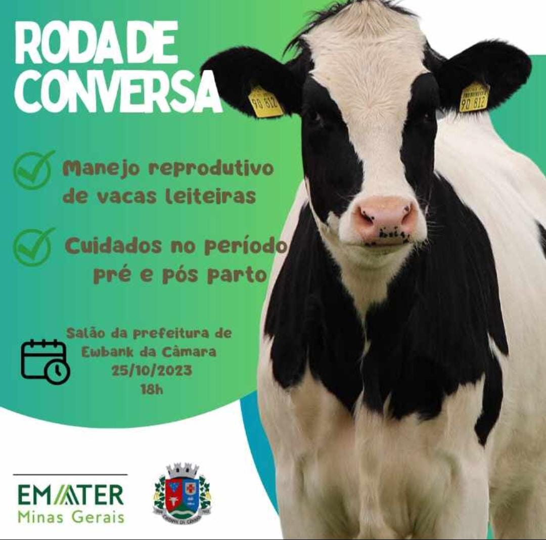Roda de conversa com o tema: Manejo reprodutivo de vacas leiteiras